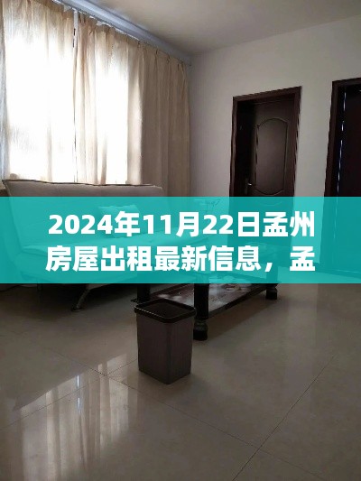 孟州房屋出租最新信息汇总,小红书精选推荐,2024年11月更新