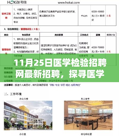 11月25日医学检验招聘网更新,探寻医学检验领域的新机遇