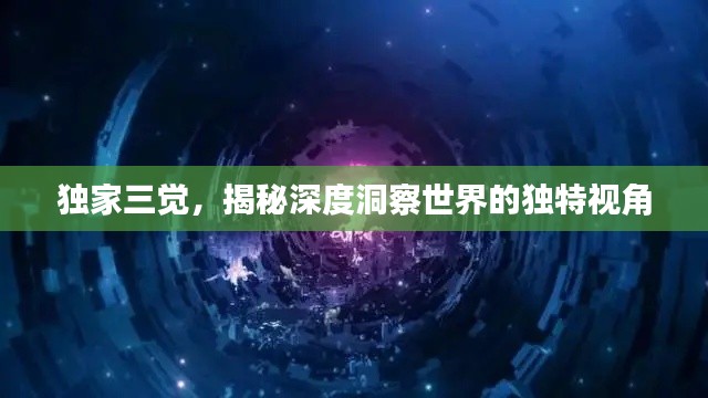 独家三觉,揭秘深度洞察世界的独特视角