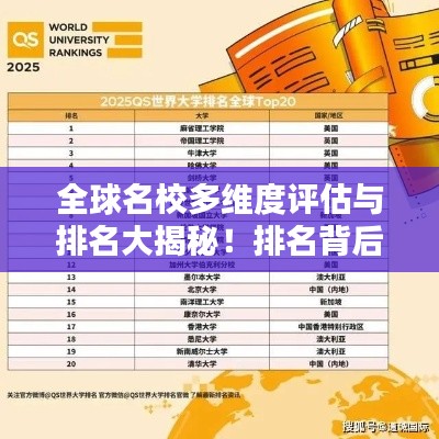 全球名校多维度评估与排名大揭秘!排名背后的秘密一网打尽!